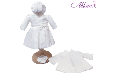 Rochie botez cu palton