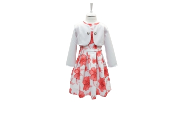 Rochita Alba Cu Bolero