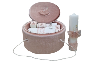 Trusou Botez Cu Lumanare Fata