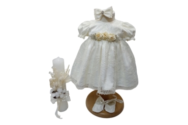 Rochie Ivoire Botez Cu Lumanare