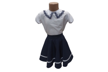 Set Fusta Si Bluza De Scoala Fata
