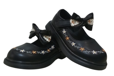 Pantofi Negri Copii Fata