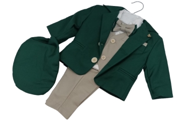 Costum Verde Botez Baiat