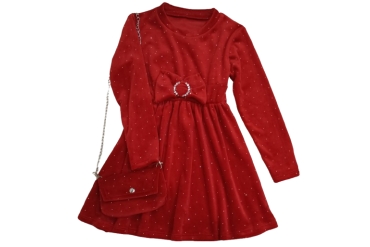 Rochie Rosie Catifea Fete