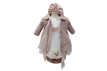 Rochie Alba Cu Palton