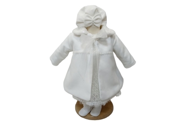 Rochie Alba Cu Palton Fete