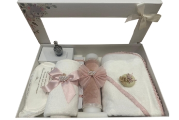 Set Trusou Botez Cu Lumanare Fete
