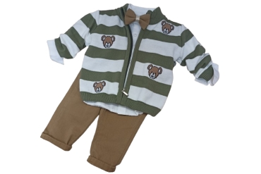 Costum Casual Verde