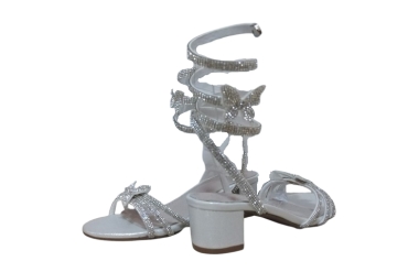 Sandale Elegante Cu Toc Fata