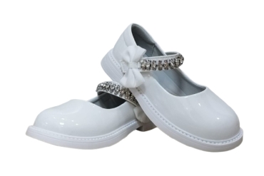 Pantofi Albi Strasuri