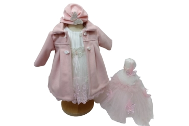 Set Elegant Pentru Botez Fetita