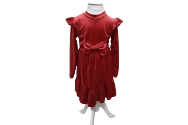 Rochie Rosie Catifea Fetite