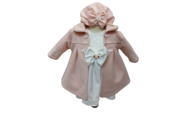 Rochie Alba Cu Palton Fata