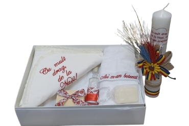Set Botez Trusou Cu Lumanare Traditionala