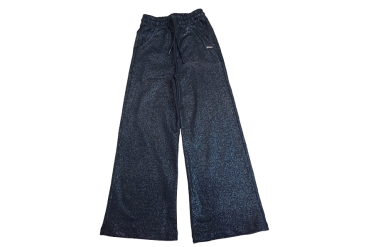 Pantaloni Negri Cu Sclipici Fata