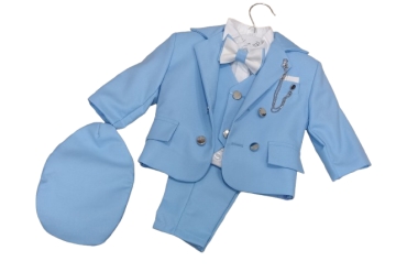 Costum Bleu Marimi 0-9 Luni