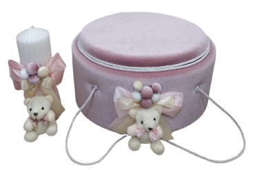 Trusou Roz Botez Cu Lumanare