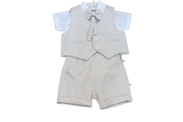 Costum Crem Botez Copii