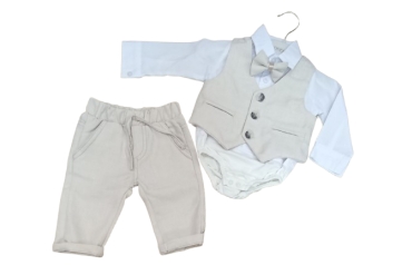 Costum Crem Baieti