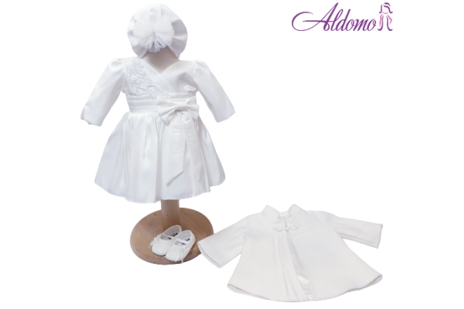  Rochie botez cu palton