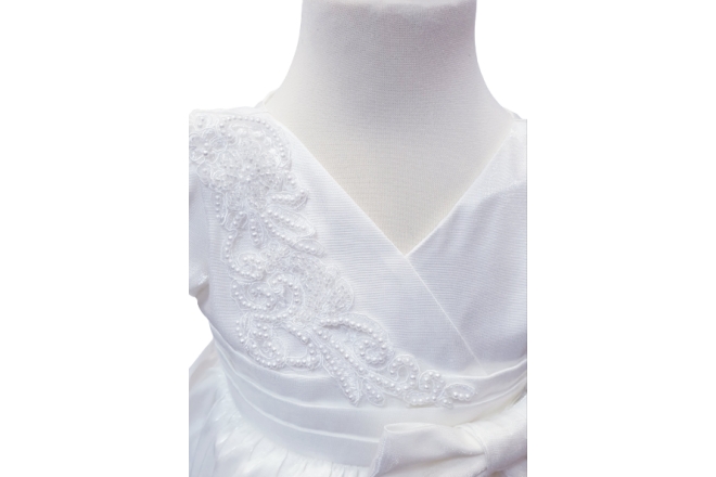  Rochie botez cu palton