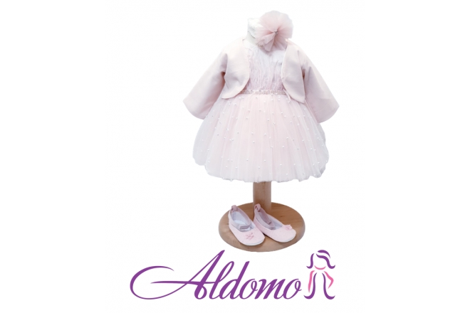  Rochie Fata Botez Roz