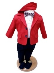  Costum Botez Baieti cu Pantofi