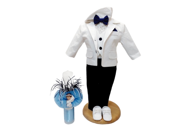  Costum Cu Lumanare Botez Baieti