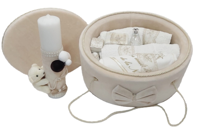  Trusou Botez Cu Lumanare Nou-Nascut