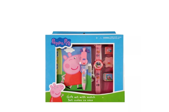  Set Cadou Cu Ceas Peppa Pig