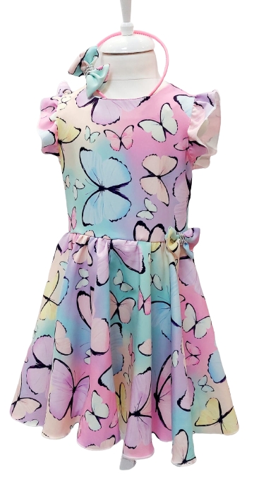  Rochie Colorata Fata