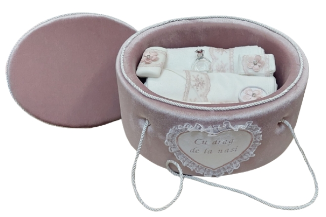 Trusou Roz-Pudra Botez Bebe