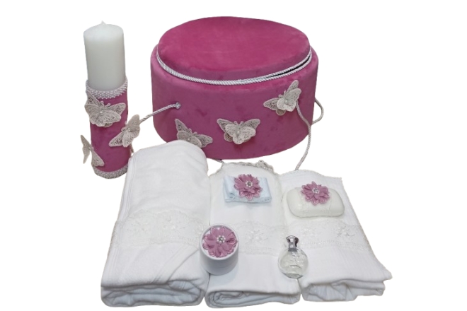  Trusou Fucsia Botez Cu Lumanare