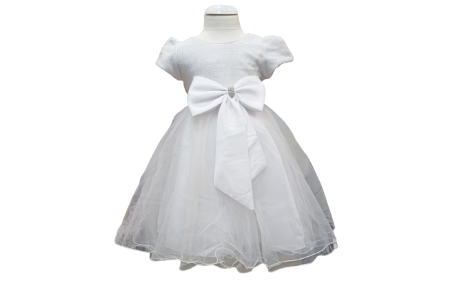  Rochie Alba Eleganta Copii