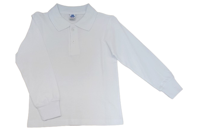  Bluza Alba Polo Copii