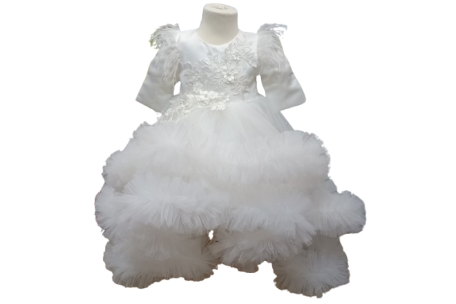  Rochie Alba Copi Fata