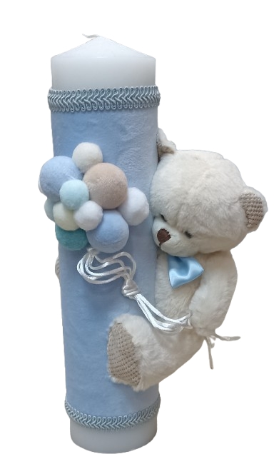  Lumanare Bleu Botez