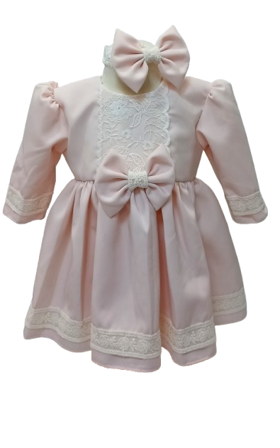  Rochie Roz Cu Palton Bebelus