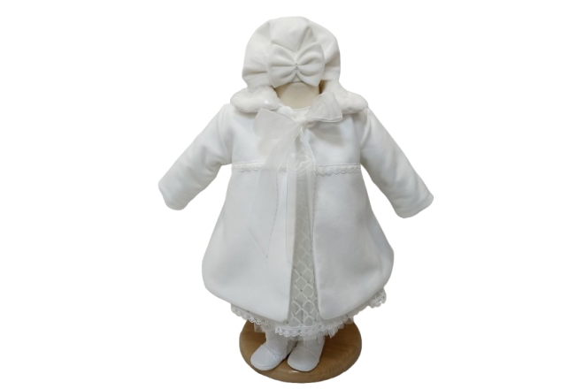  Rochie Alba Cu Palton Fete