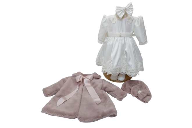  Rochie Alba Fetite