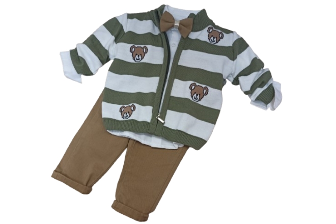  Costum Casual Verde
