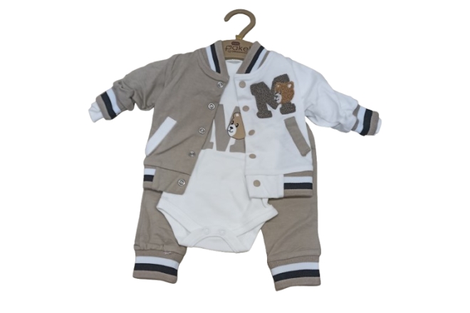  Costum Bej Cu Urs
