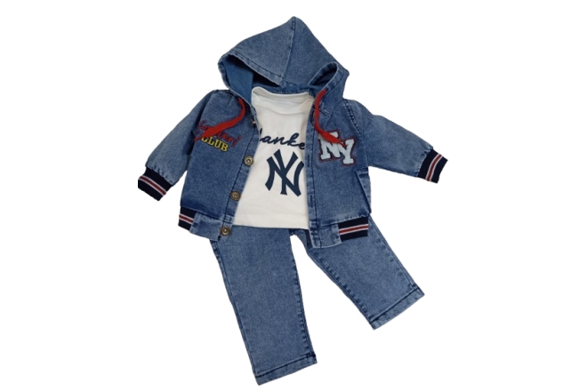  Compleu Denim Copii Baieti