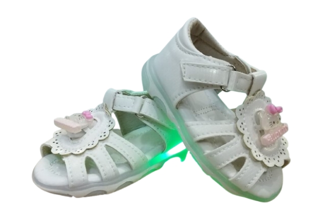  Sandale Albe Led Fete