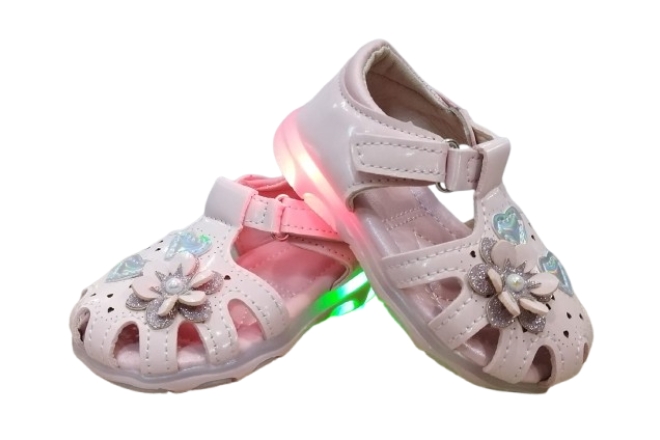  Sandale Roz Led Fetite