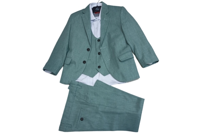  Costum Verde Baieti