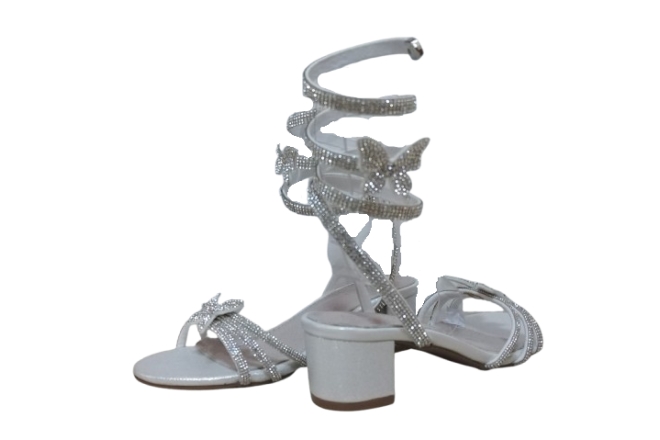  Sandale Elegante Cu Toc Fata