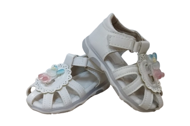  Sandale Albe Led Fata