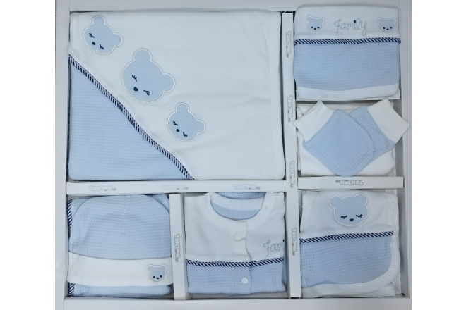  Caseta Maternitate Alb-Bleu