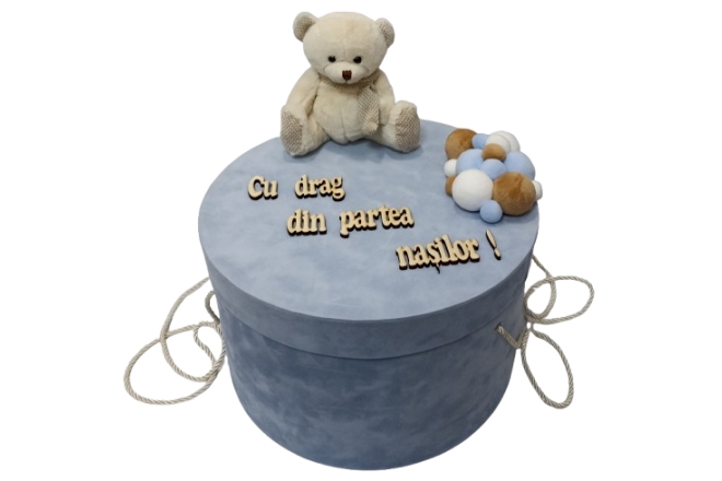  Cutie Bleu Trusou Botez